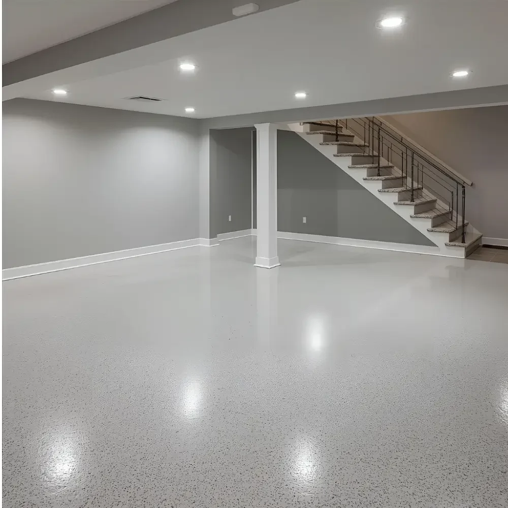 Residential Epoxy Basement Flooring Residential Epoxy Basement Flooring
